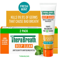 TheraBreath Deep Clean Oral Rinse & Toothpaste Bundle