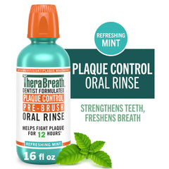 Plaque Control Pre-Brush Oral Rinse - Refreshing Mint Flavor
