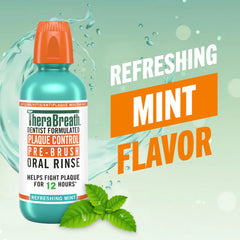 Plaque Control Pre-Brush Oral Rinse - Refreshing Mint Flavor