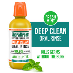 TheraBreath Deep Clean Oral Rinse & Toothpaste Bundle