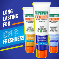 TheraBreath Healthy Gums Toothpaste, Helps Fight Gingivitis, Clean Mint